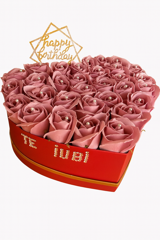 Pink Roses- Happy Bday